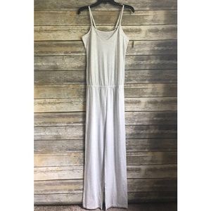 NWT GAP Body Cotton Grey Marled Cami Jumpsuit